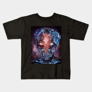 Mr. Blue Void Kids T-Shirt